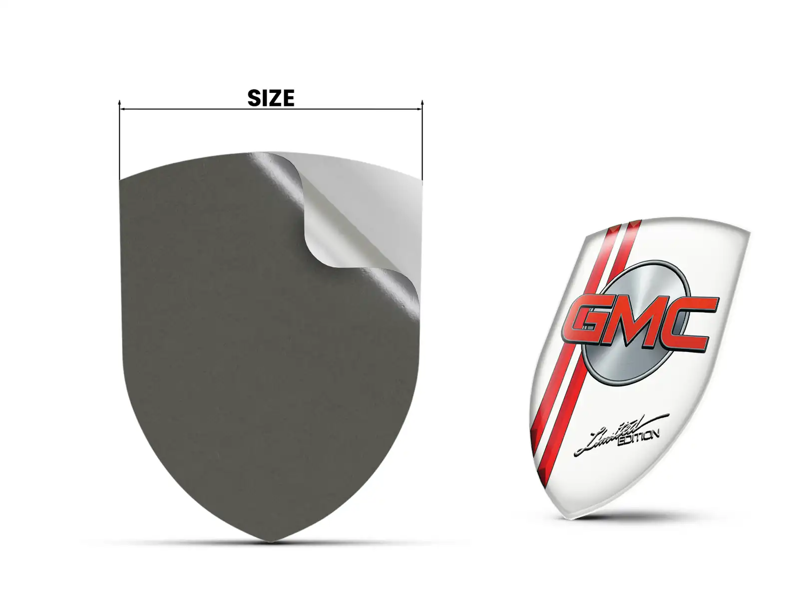 GMC Heckscheibensticker Limitiert Stilvoll Robust